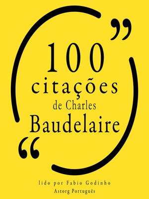 cover image of 100 citações de Charles Baudelaire